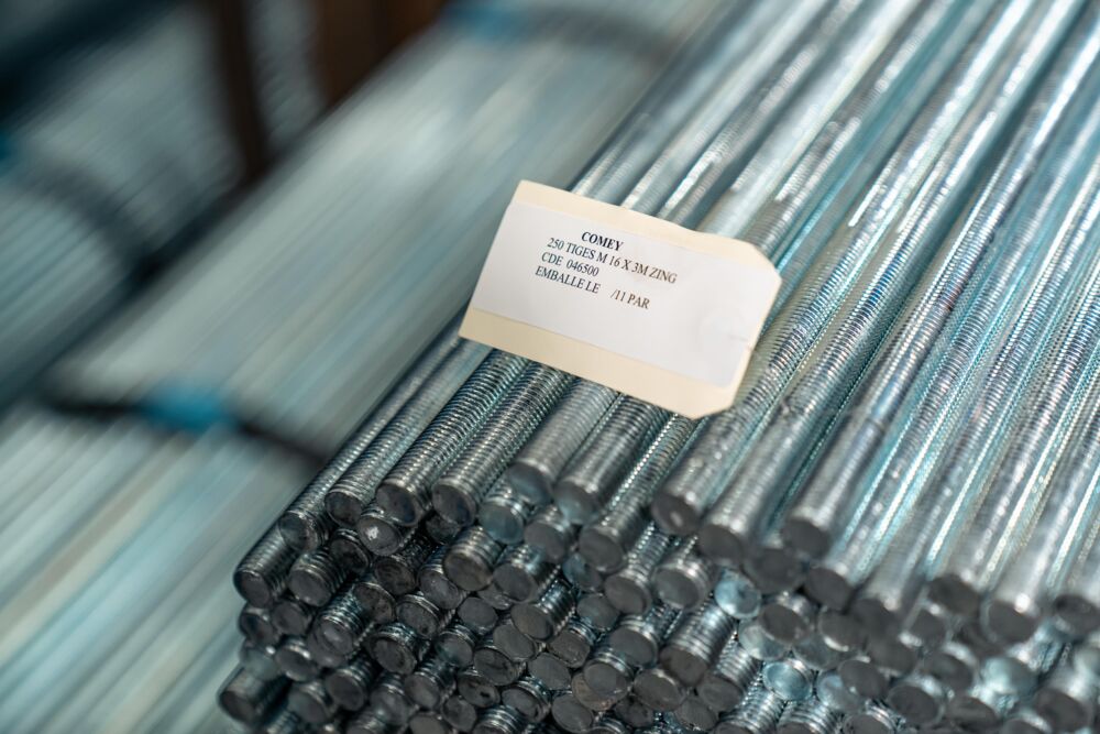 tiges filetées zinguées tiges filetées zinguées