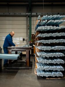 conditionnement de tiges filetées de 2m